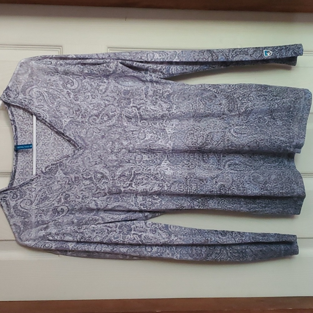 Kuhl long sleeve hooded burnout pullover